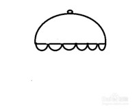 简笔画-如何画雨伞的简笔画
