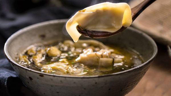 雪菜黄鱼大馄饨