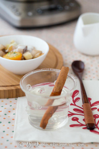 暖冬肉桂水果茶