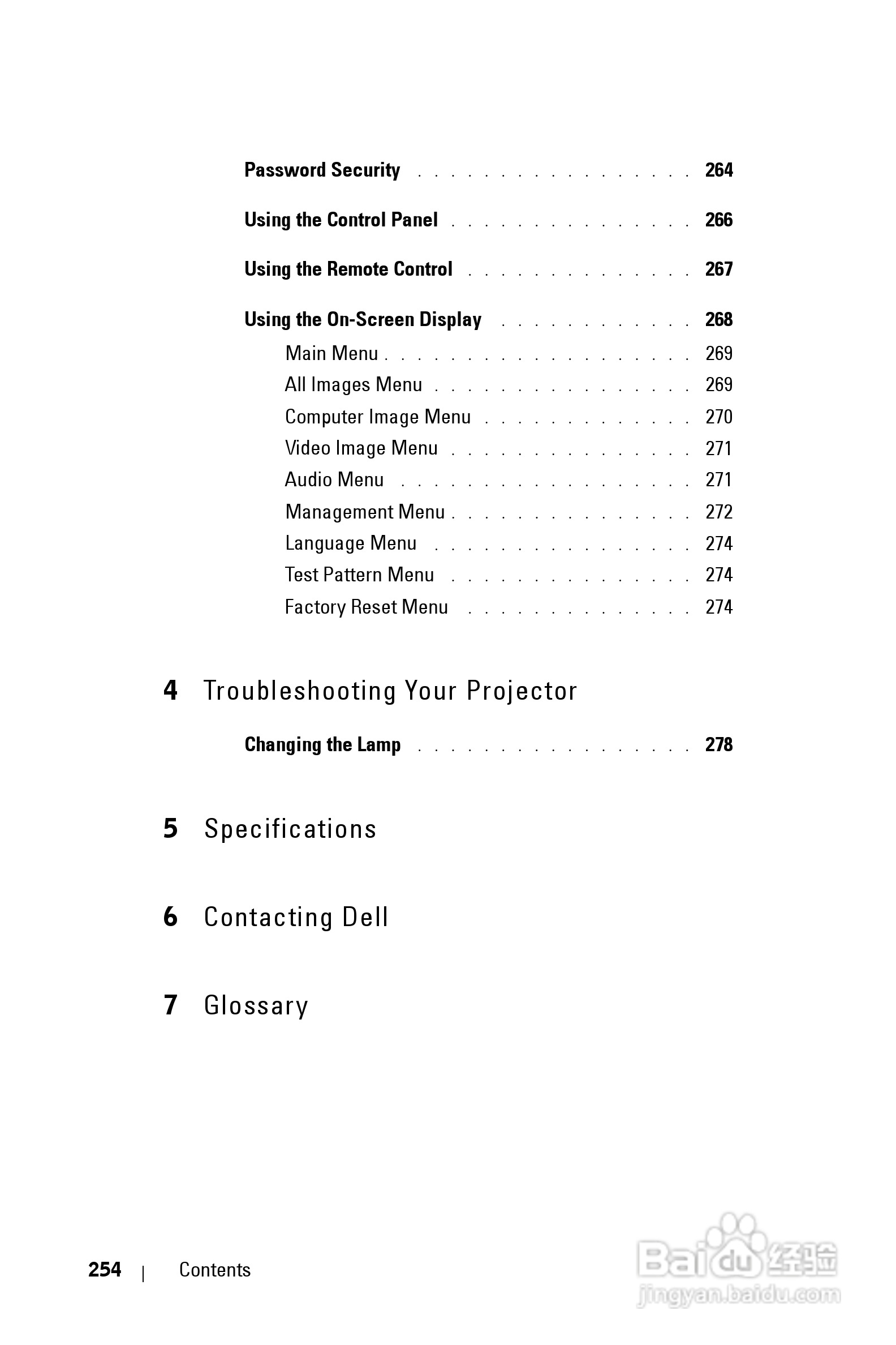 DELL Dell 1200MP Projector投影机说明书:[26]
