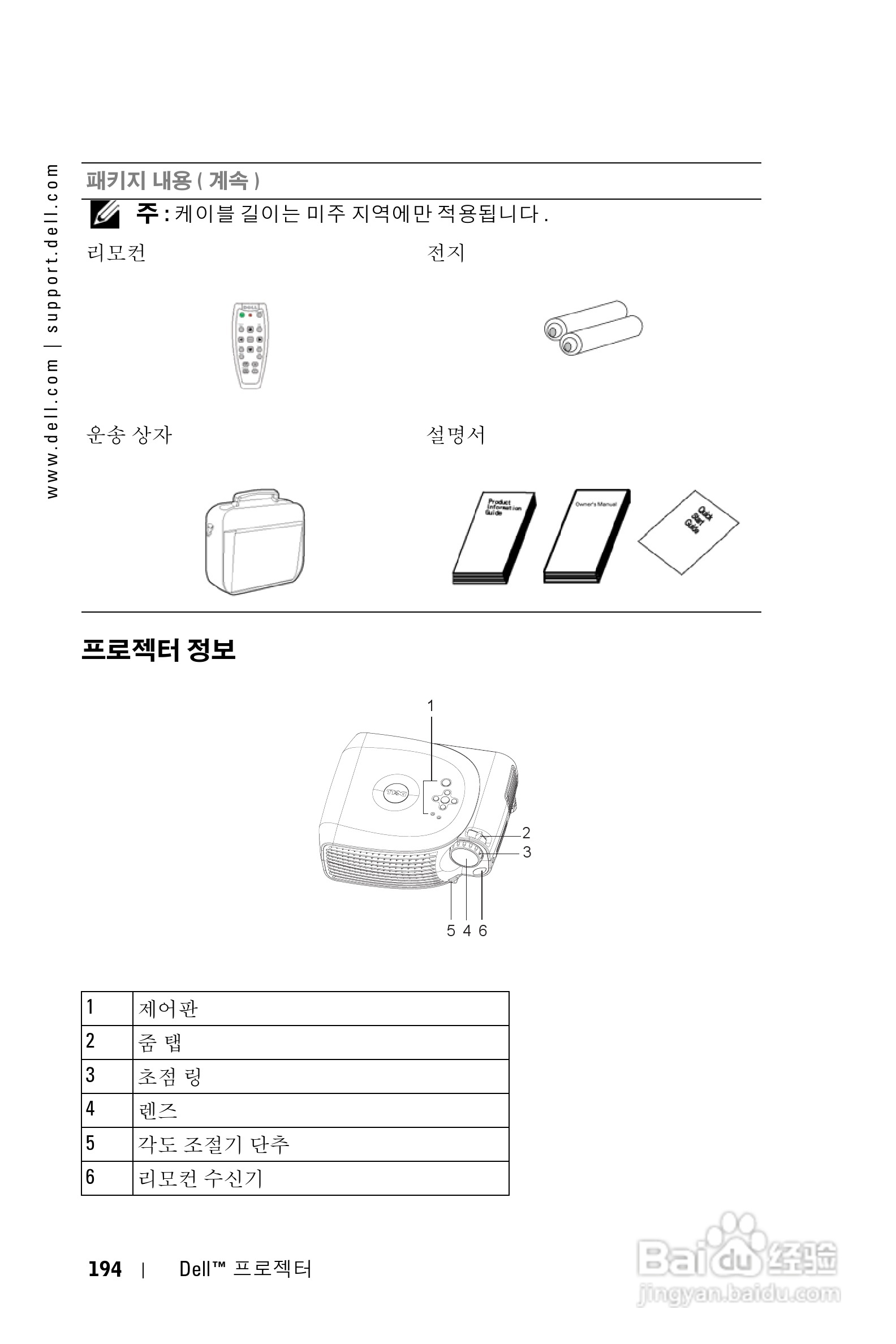 DELL Dell 1100MP Projector投影机说明书:[20]