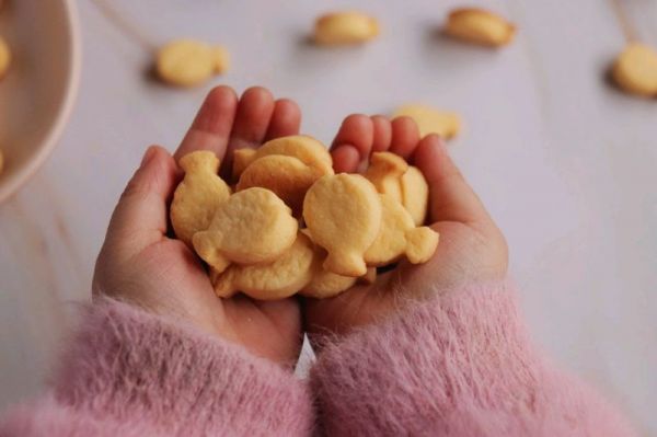 可爱小鱼奶酪饼干