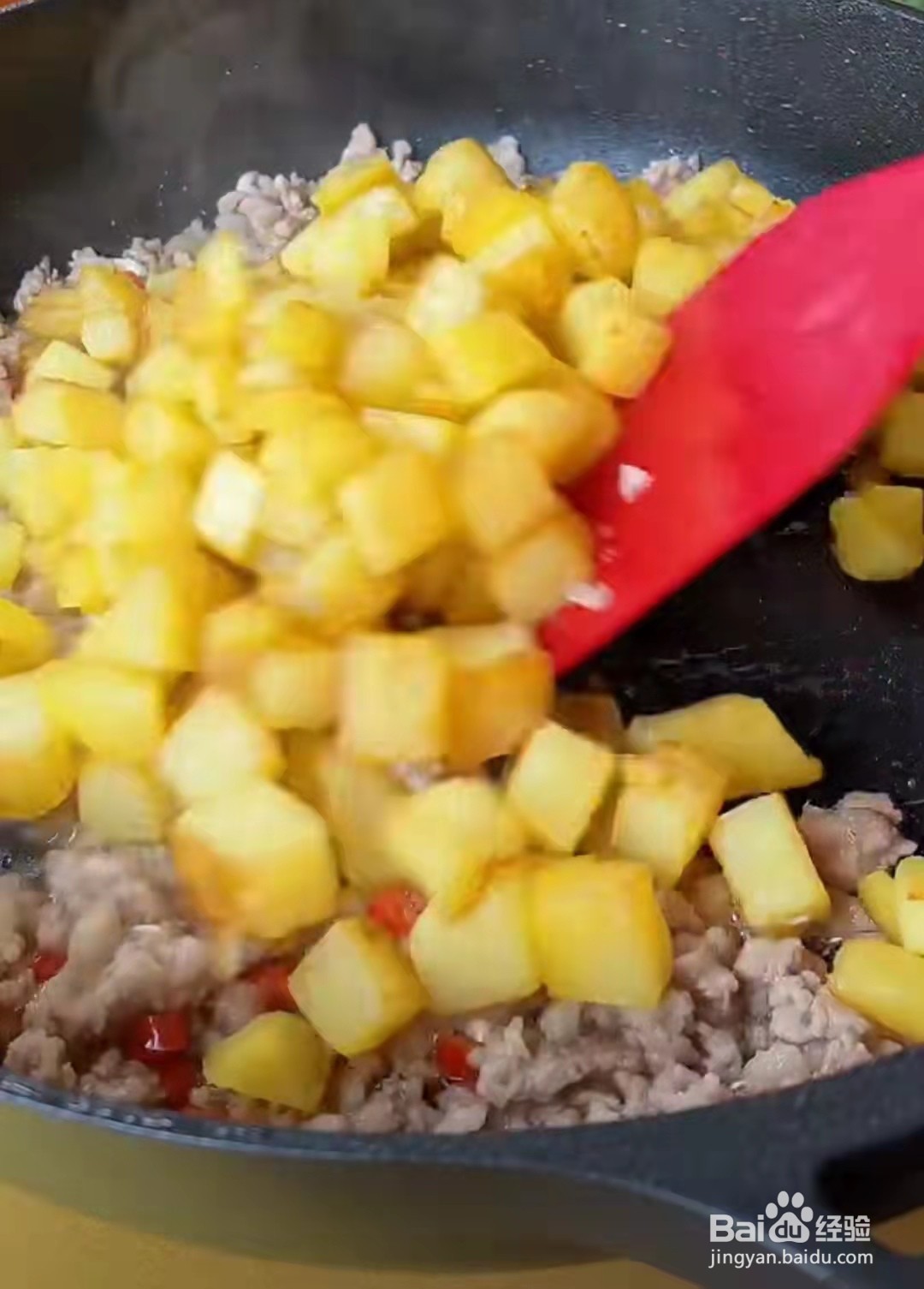 下饭小菜——肉末土豆块