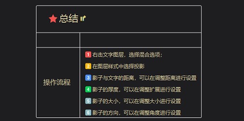 PS如何制作影子