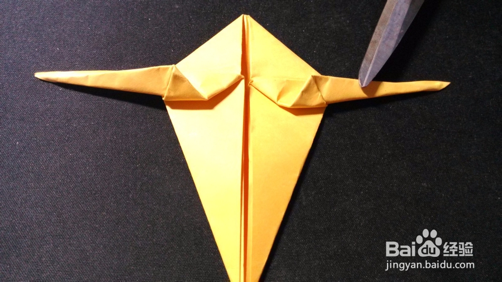 如何用纸折叠驼鸟