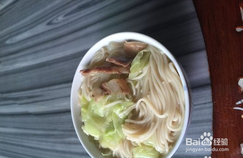 肉丝面的做法