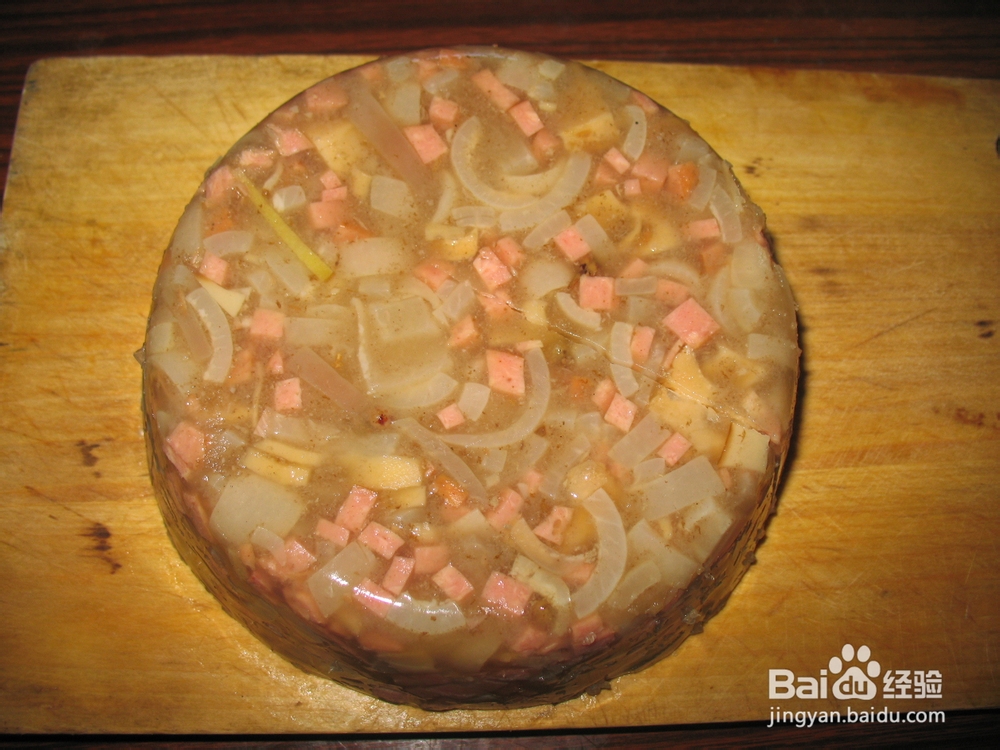 最简单的自制肉皮冻