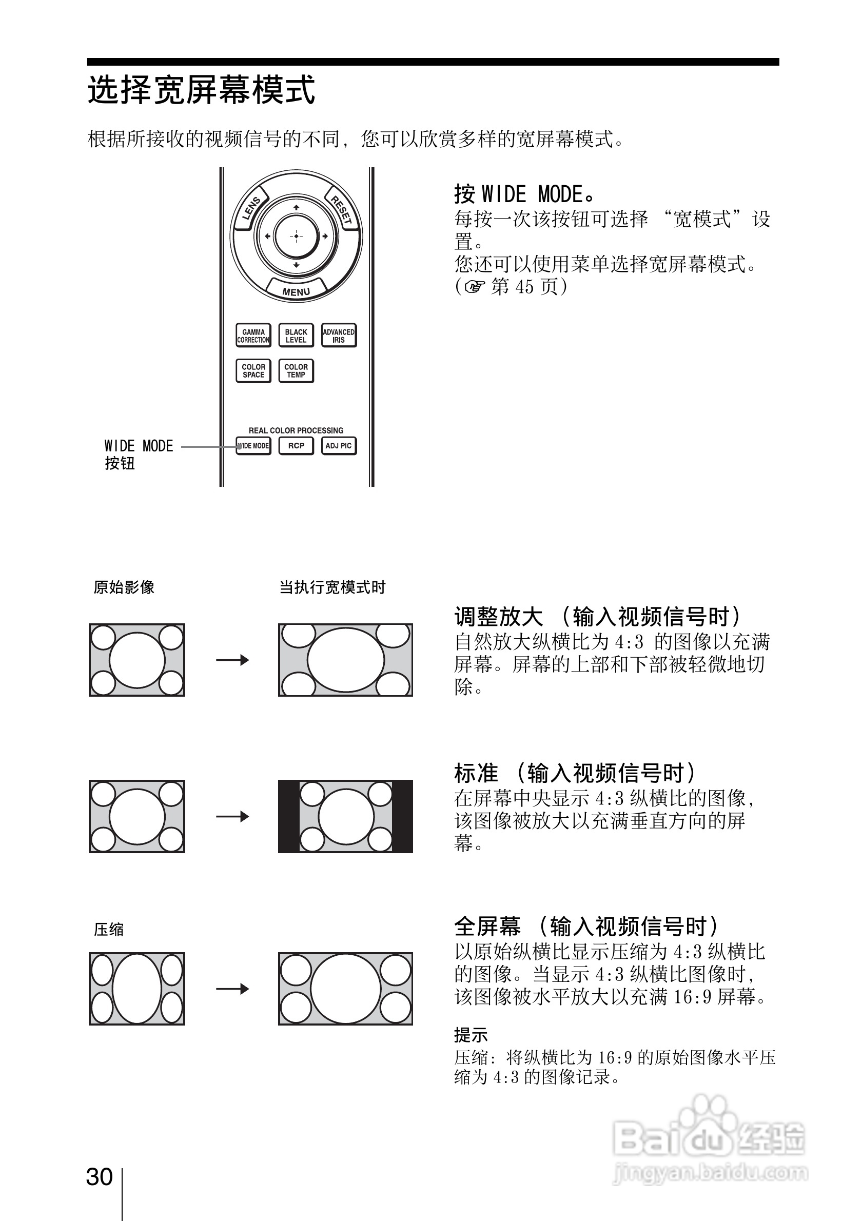 SONY索尼VPL-HW15投影机使用说明书:[3]