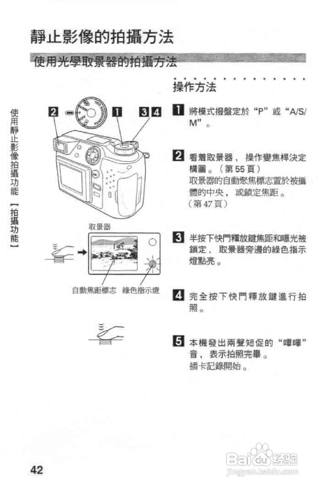 Olympus奥林巴斯C-2020Z数码相机说明书:[5]