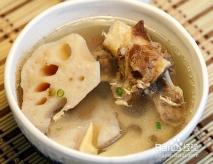 抗癌食谱：羊骨莲藕汤