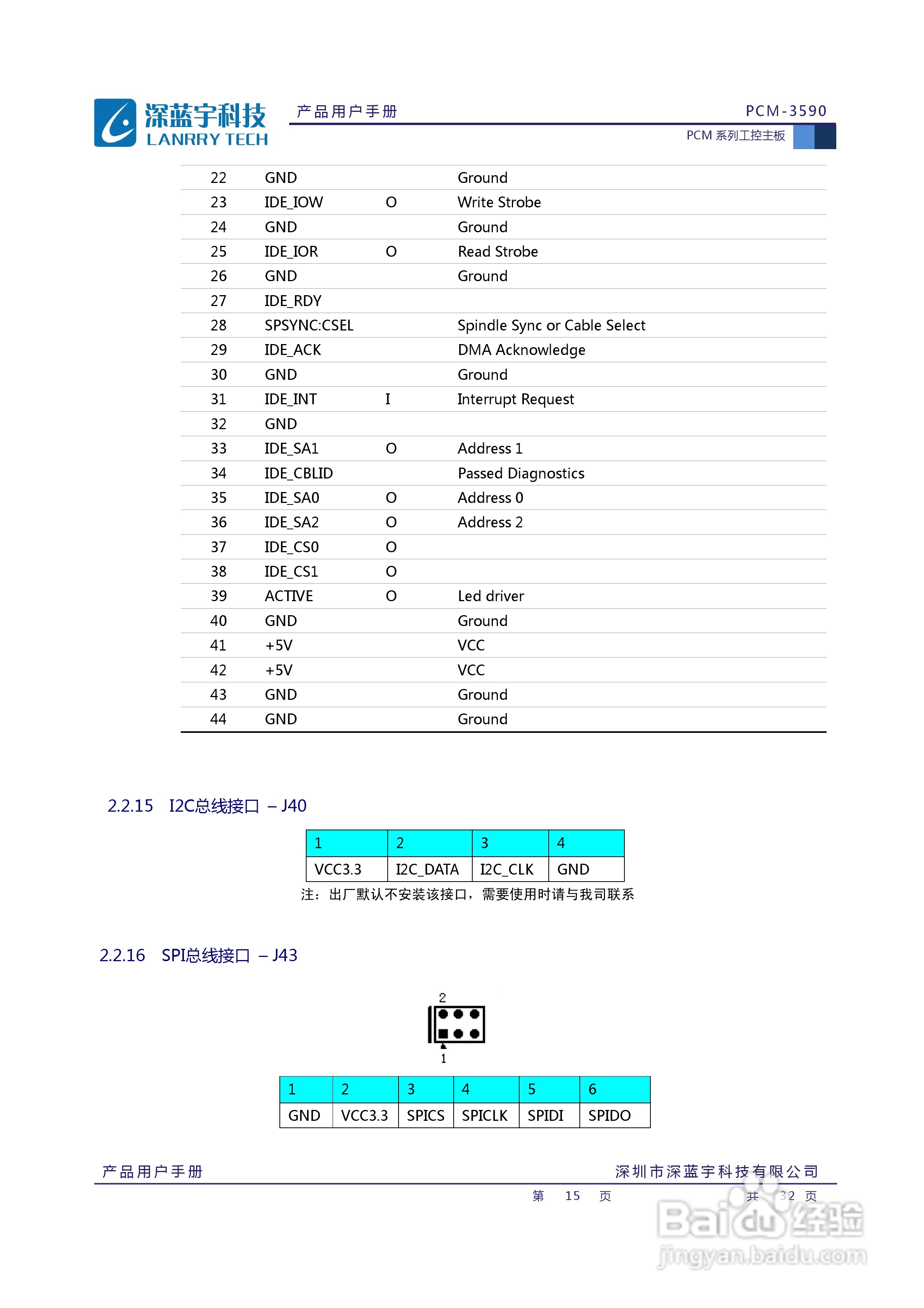 深蓝宇PCM-3590工业主板用户手册:[2]
