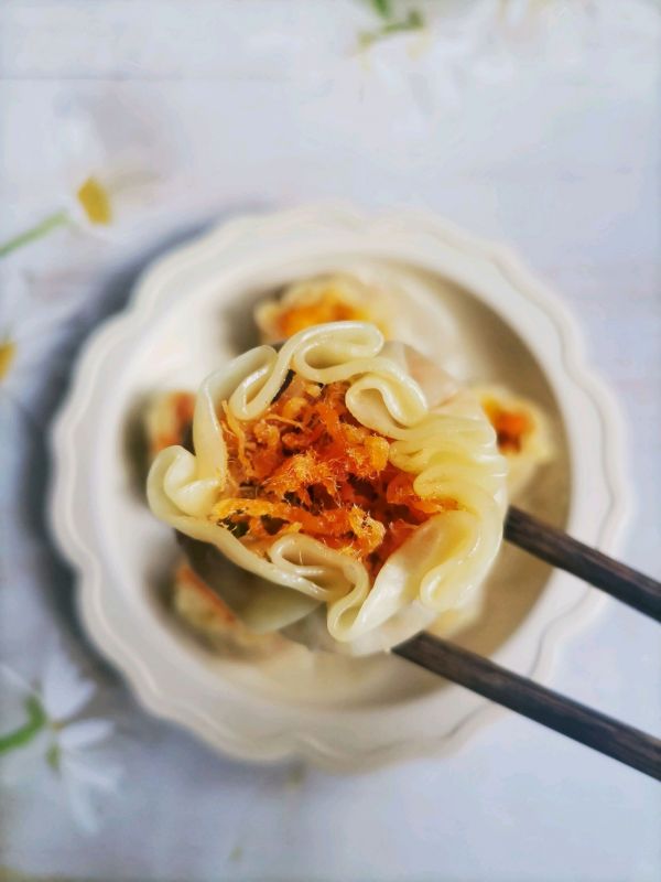 咸蛋黄肉松烧卖