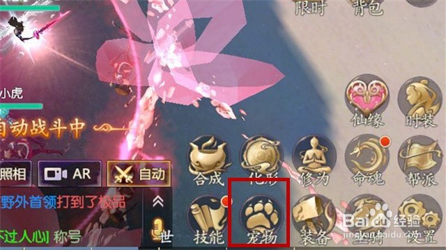 手游烈火如歌怎么捕捉宠物