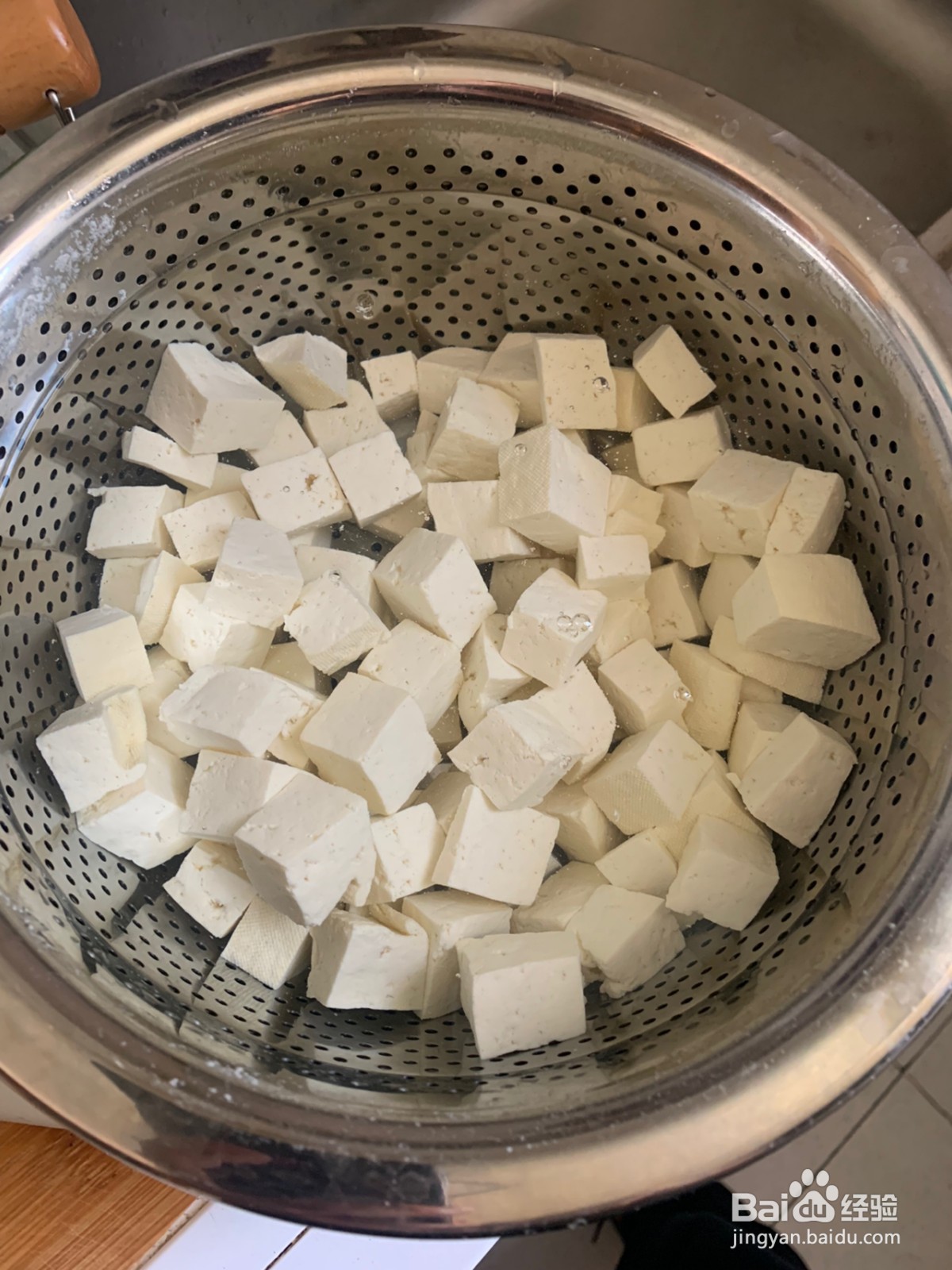 小葱拌豆腐的做法