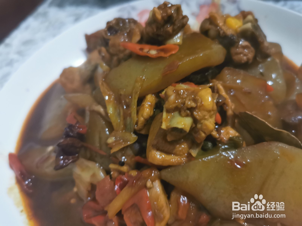 啤酒魔芋泡椒鸡