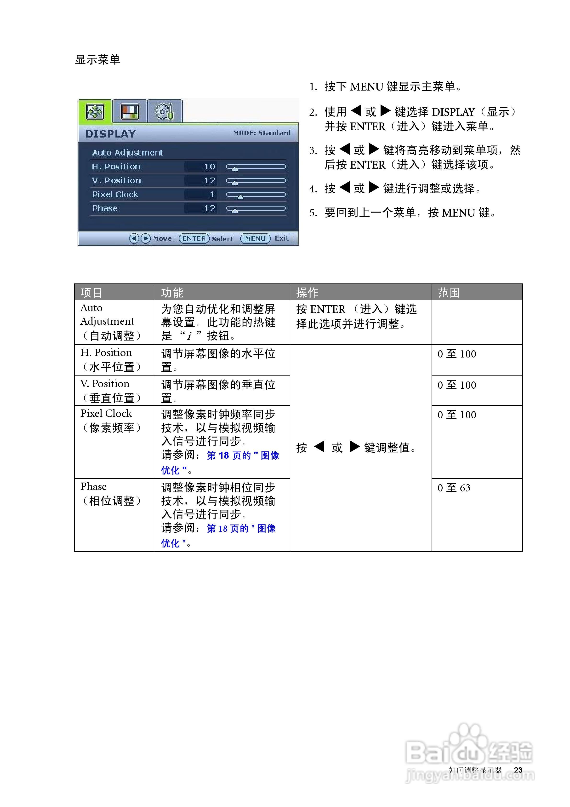 明基 FP75G LCD显示器简体中文版说明书:[3]