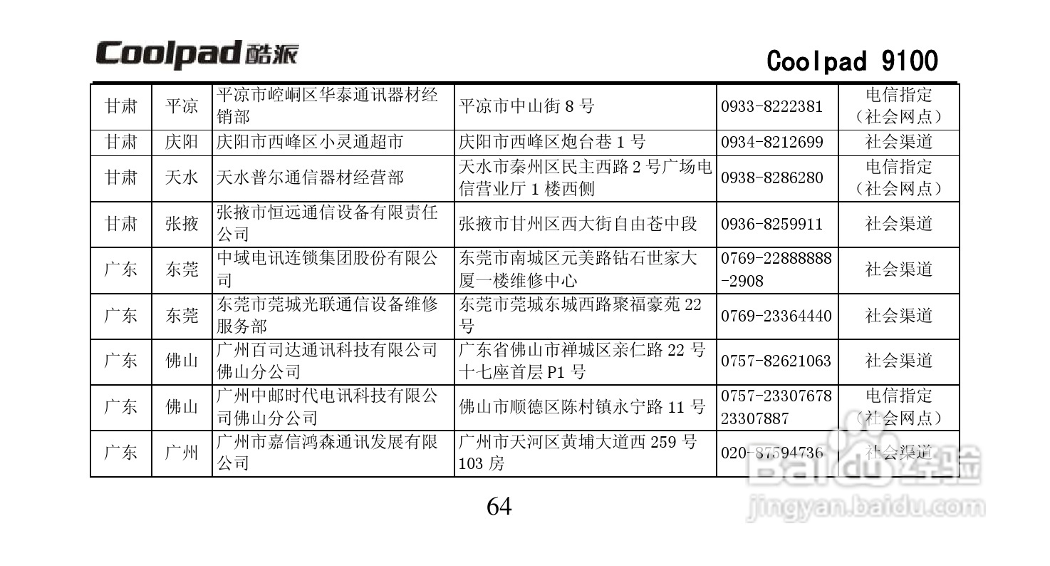 酷派Coolpad 9100手机使用说明书:[8]