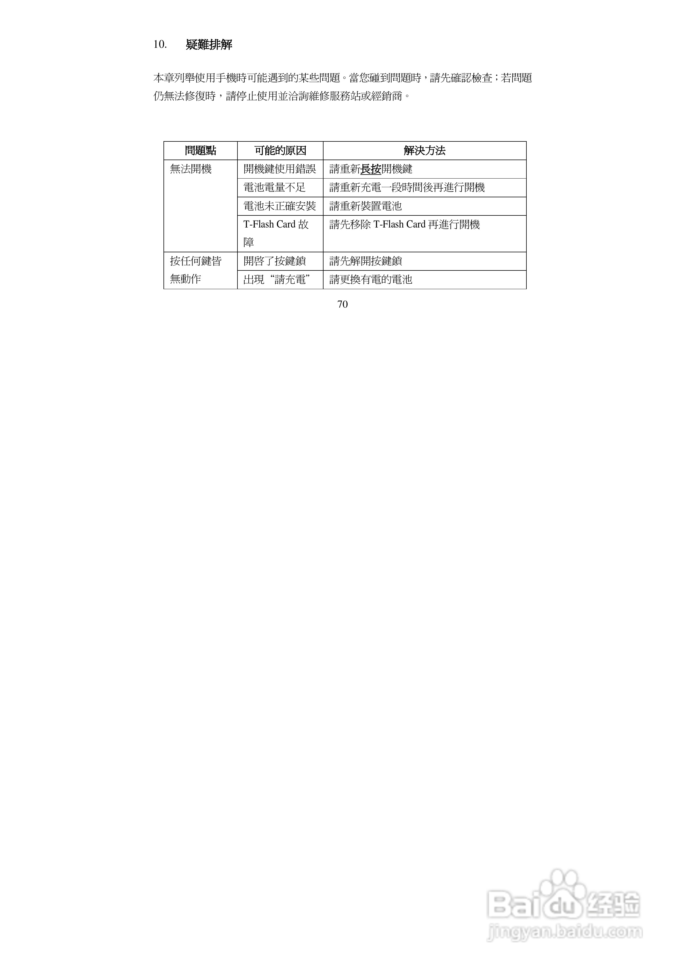 声宝GK-8800型手机说明书:[7]