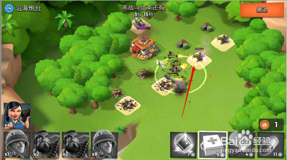 海岛奇兵：[1]14级沿海炮台攻略