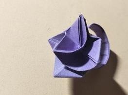 玫瑰戒指折纸图解教程