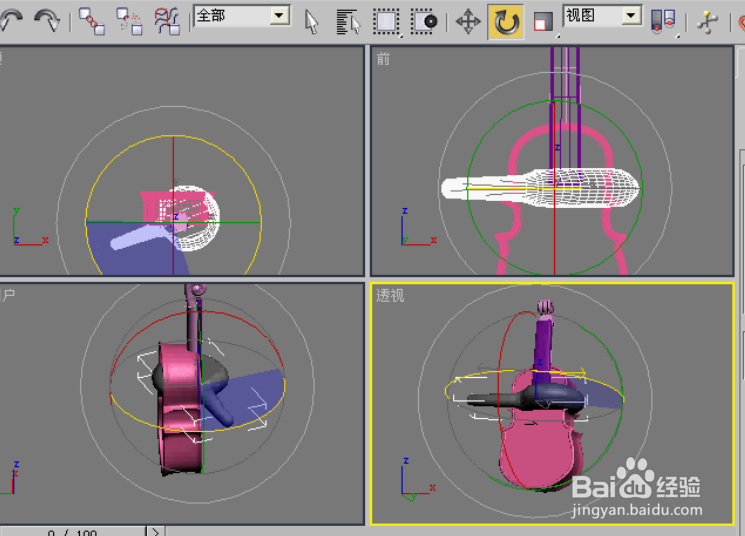 用3D MAX 制作漂亮的小提琴,亲,你值得拥有