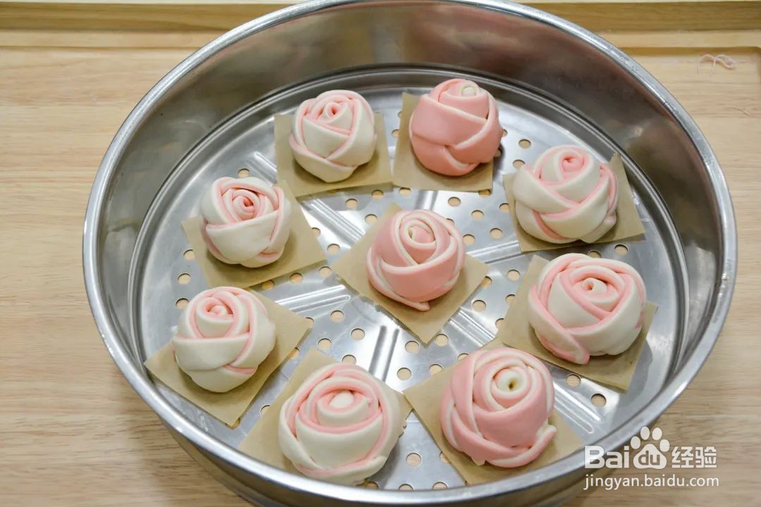 玫瑰花馒头