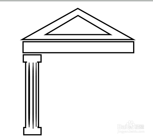 著名建筑之帕特农神庙画法