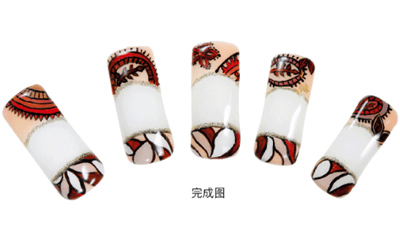 教你复古美甲款式