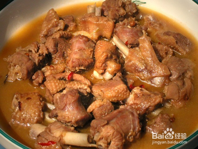 黄焖鸭肉的做法