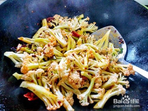 辣椒干煸有机菜花