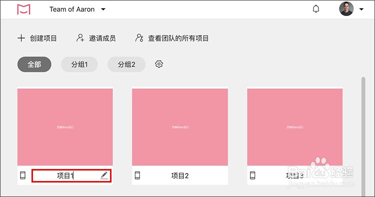 如何在摹客iDoc中进行项目管理