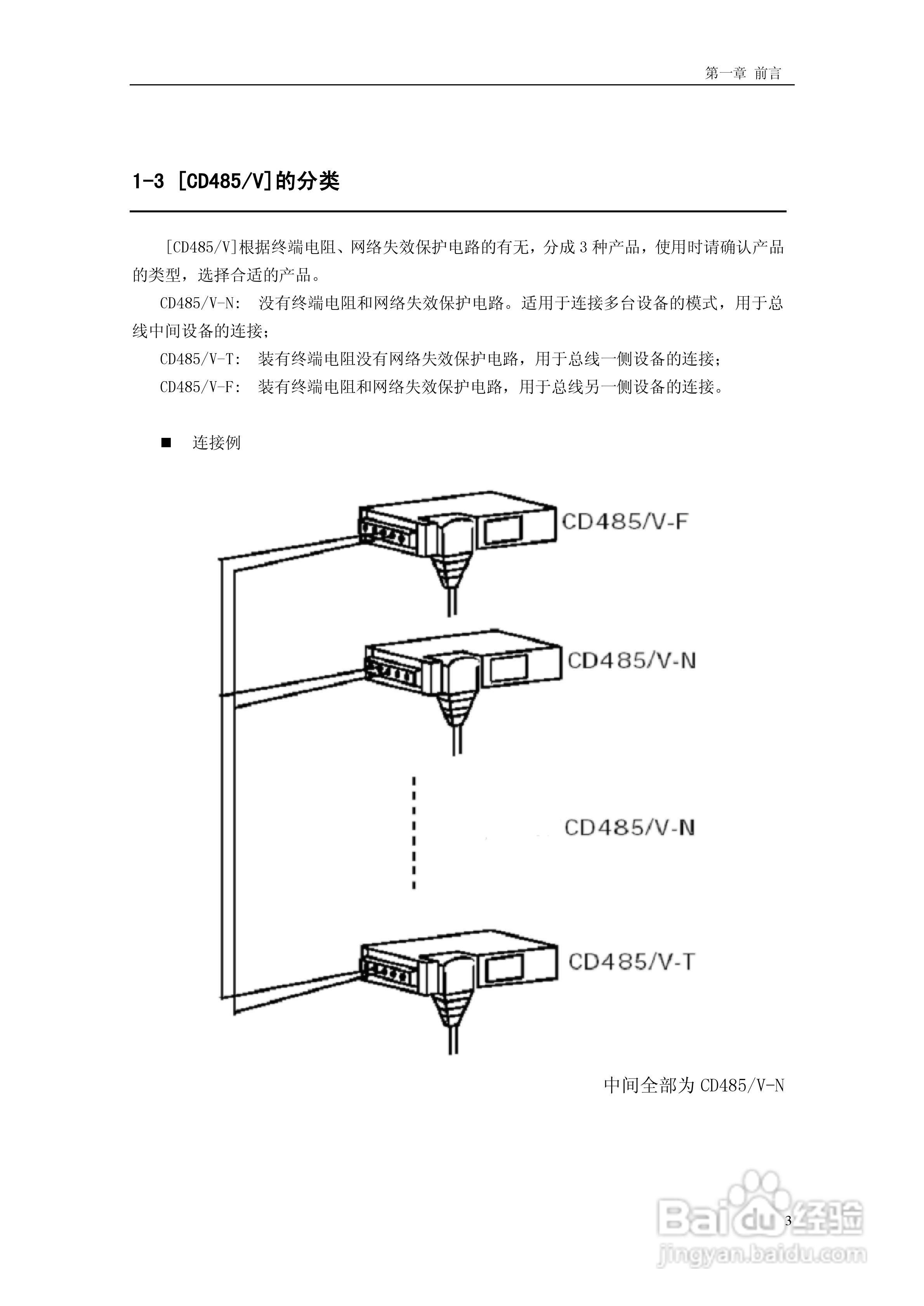 菱科CD485/V RS232C/RS485转换器用户手册:[1]