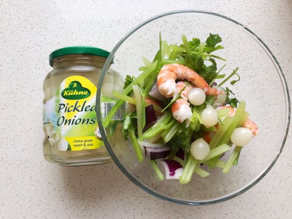 清爽低脂凉拌菜之凉拌虾仁芹菜