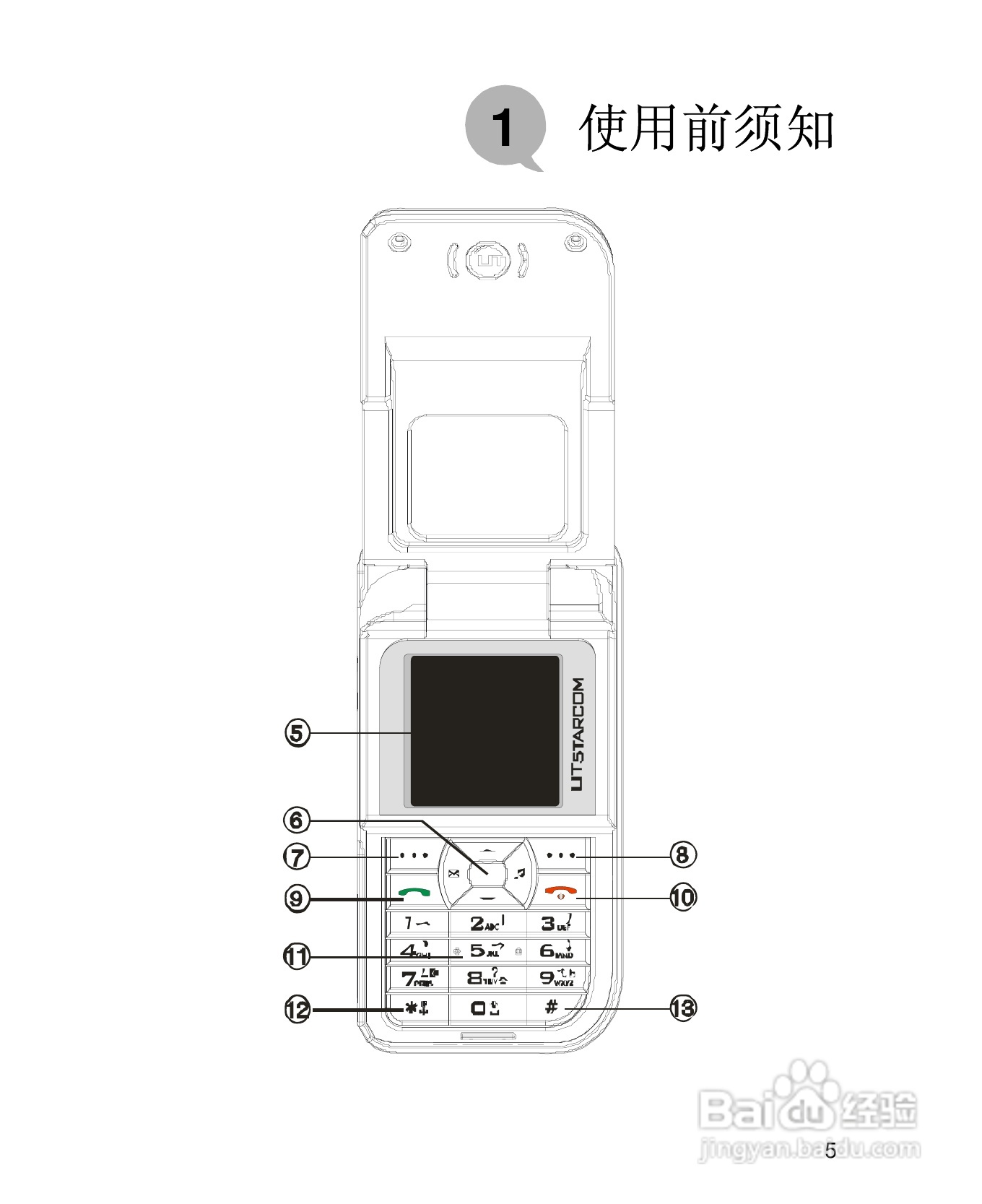 UT斯达康X61手机使用说明书:[2]