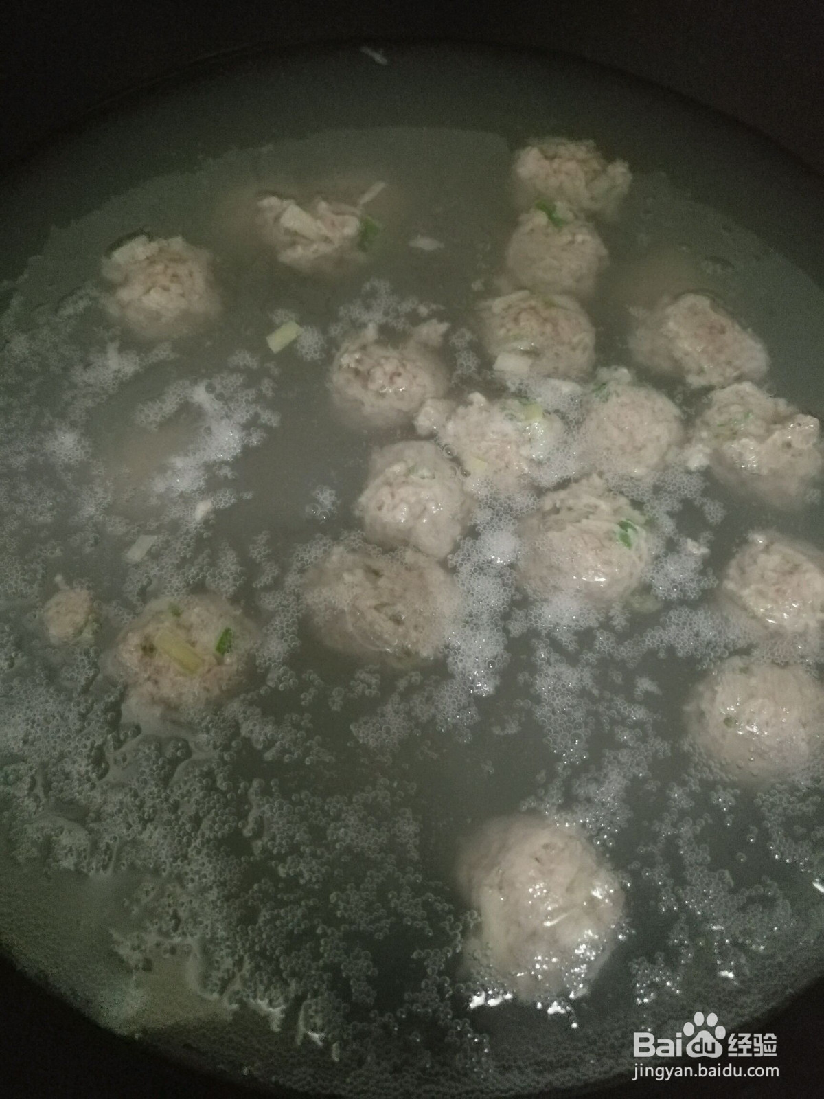 肉丸蘑菇汤的做法