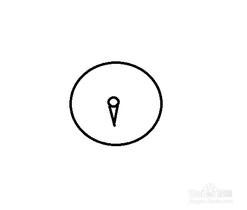 简笔画-如何画指南针的简笔画