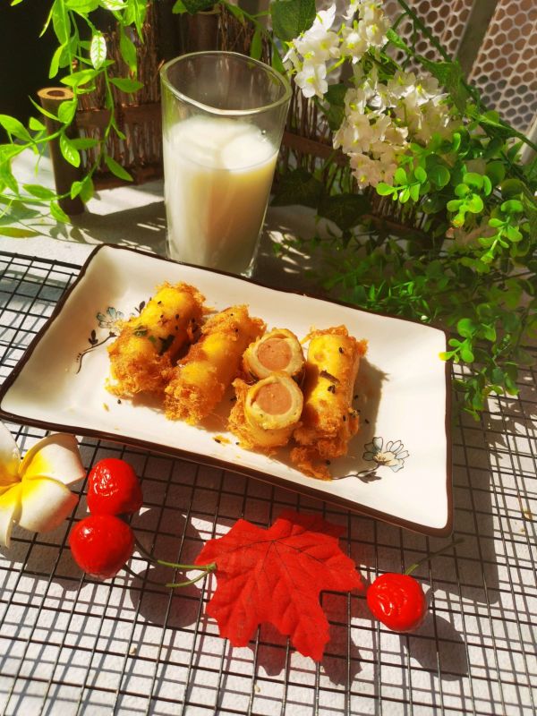 肉松吐司火腿卷