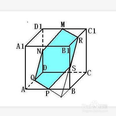正方体如何切出六边形