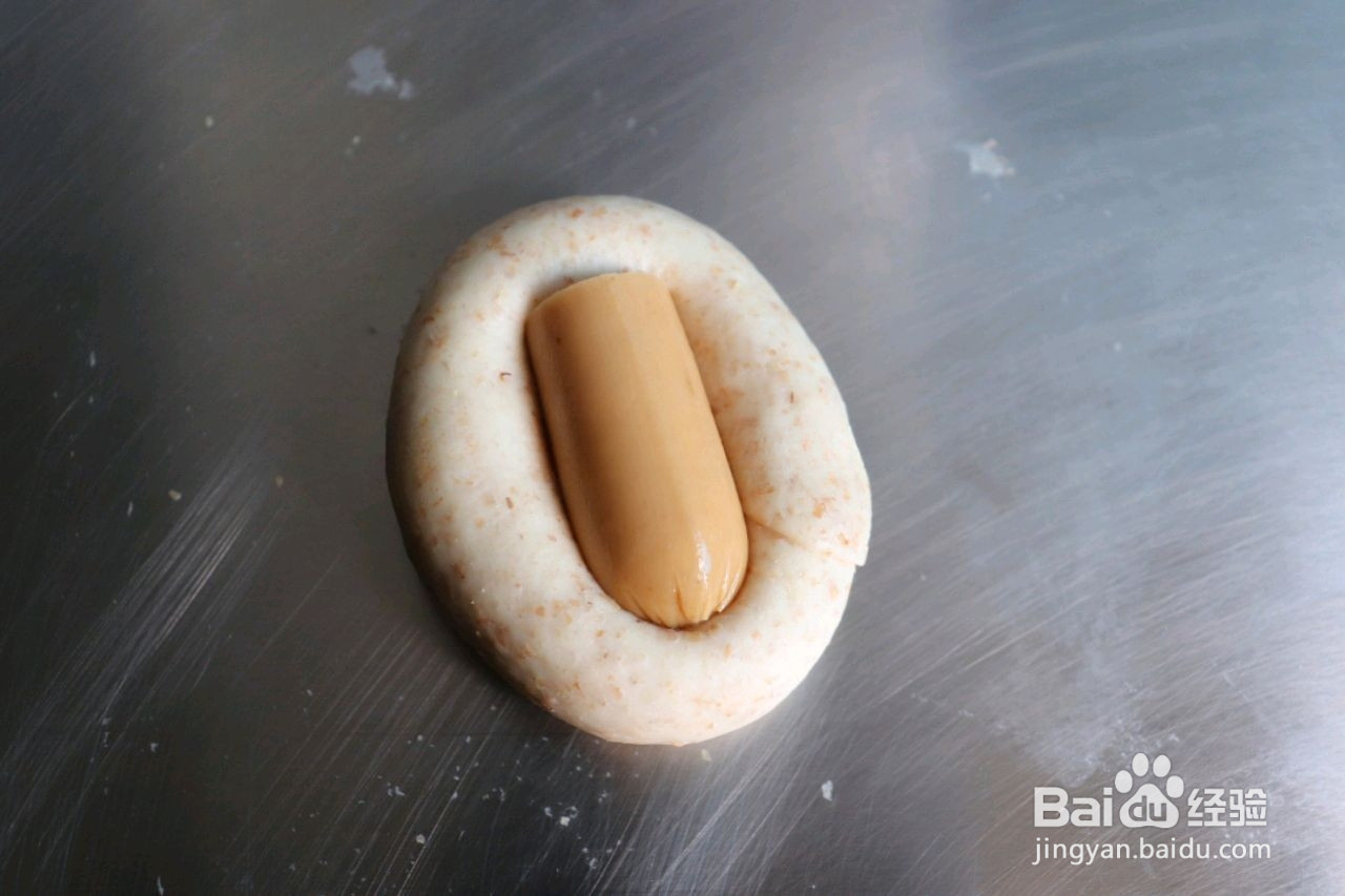 全麦肠仔小面包 营养健康的做法