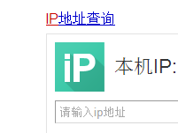 怎么查询自己主机的ip地址