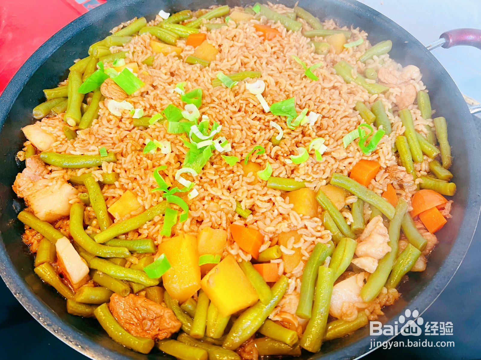 好吃的豆角焖饭的做法