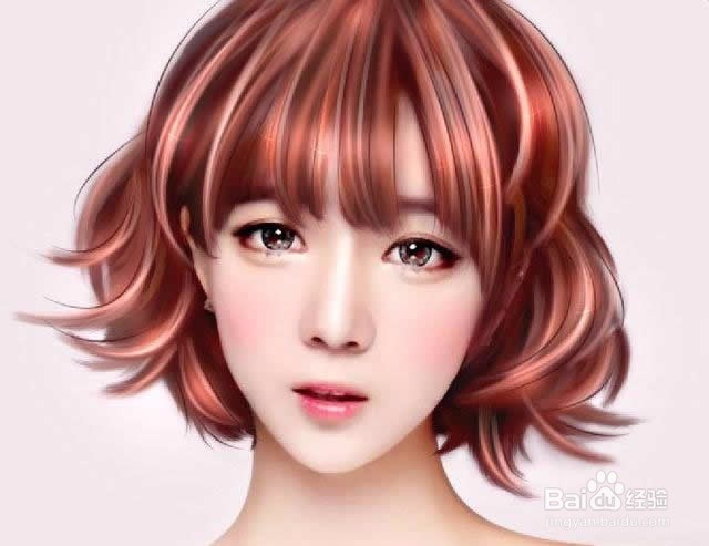 Photoshop人物头发的处理