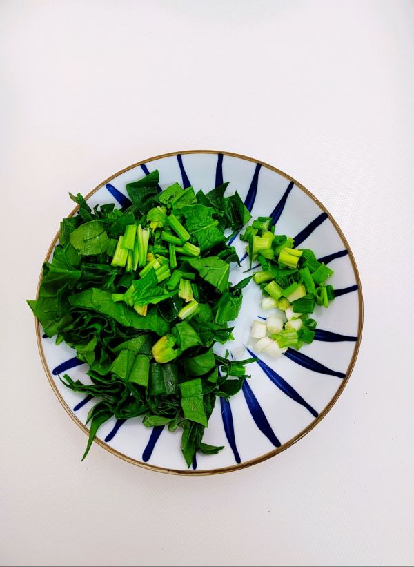 紫菜菠菜疙瘩汤