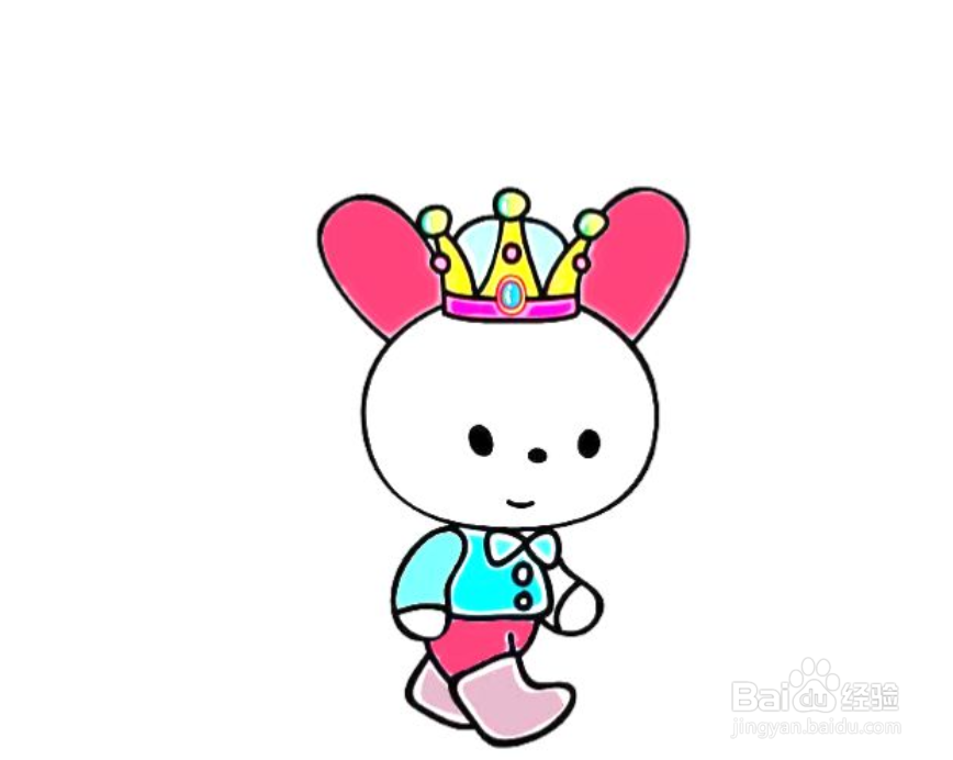 如何画卡通兔子的简笔画？