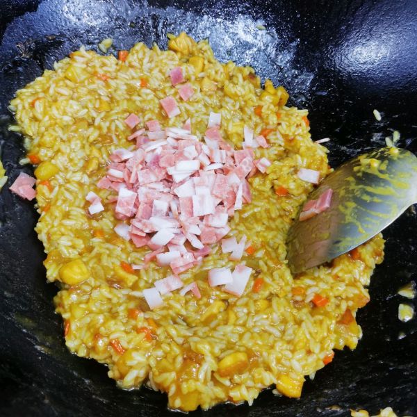 培根咖喱鸡焗饭