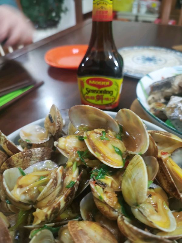 快手蒜香炒花甲