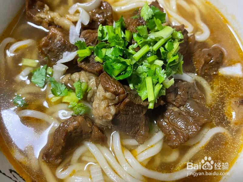 红烧牛肉面的做法
