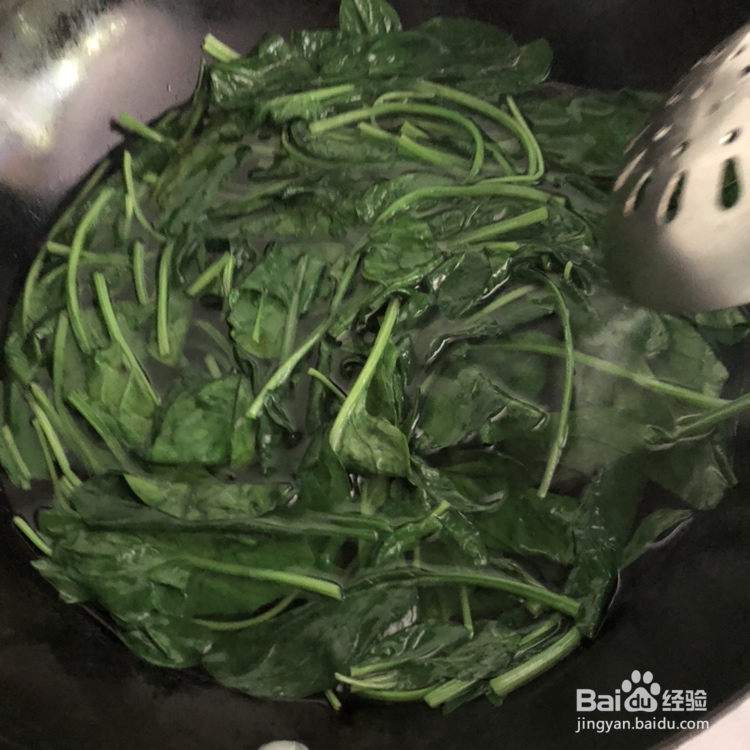 给对象做的菠菜面筋