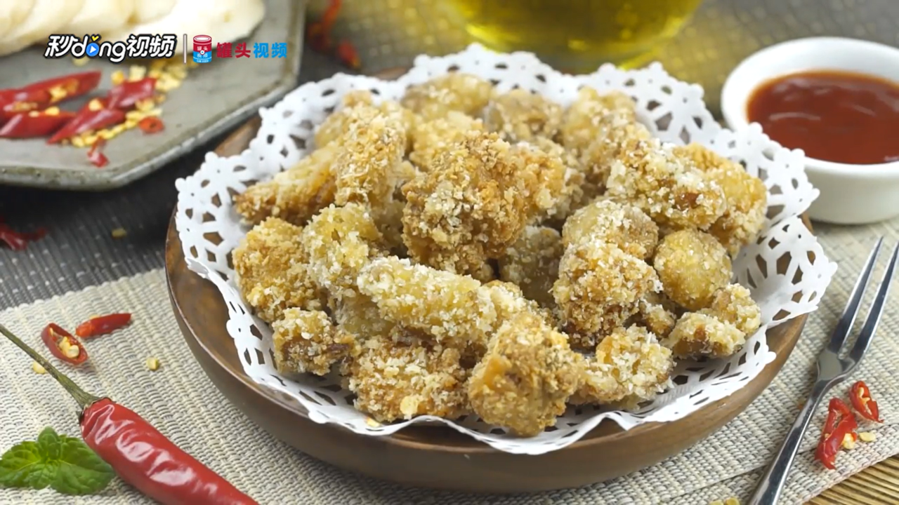 怎么将杏鲍菇秒变鸡米花