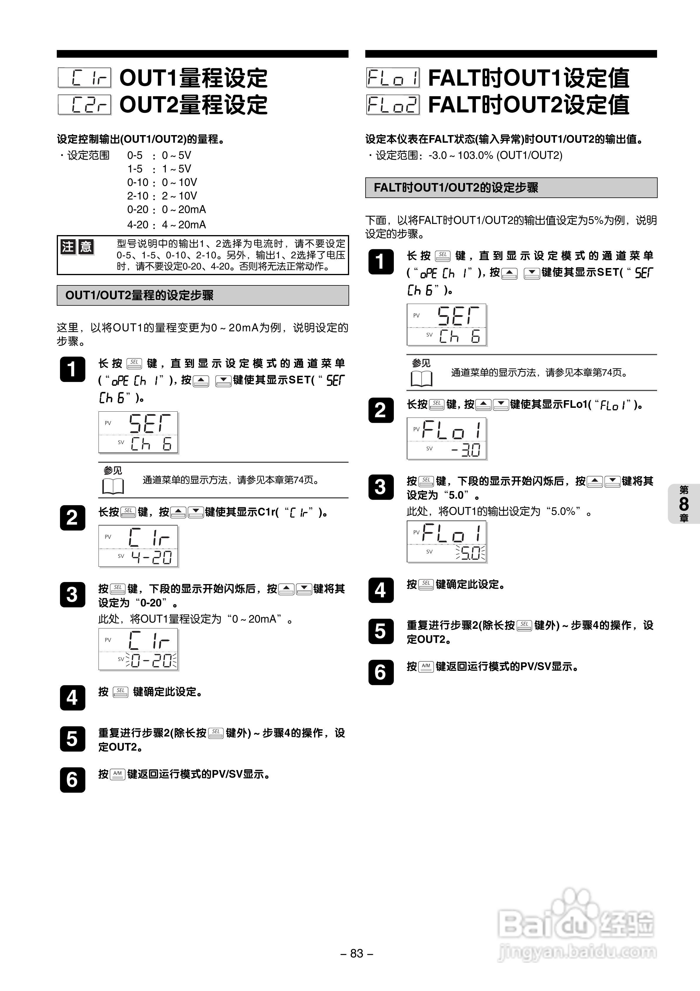 富士PXG 数字式温度调节器操作手册:[9]